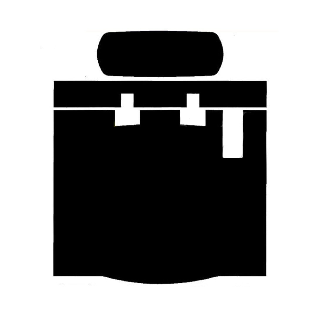 Black IU Sticker