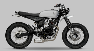 Razorback 125cc Bike in Silver | Mutt Motorcycles